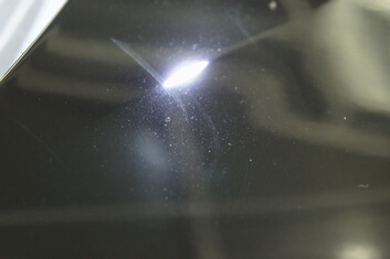 ガラスコーティングの下地処理前