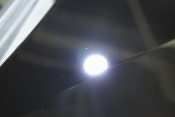 ガラスコーティングの下地処理後