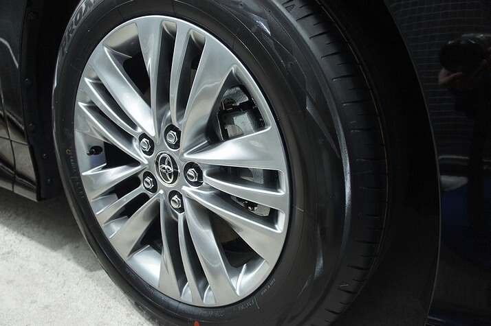 ホイールコート施工済み