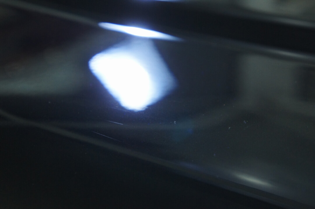 ガラスコーティングの下地処理後